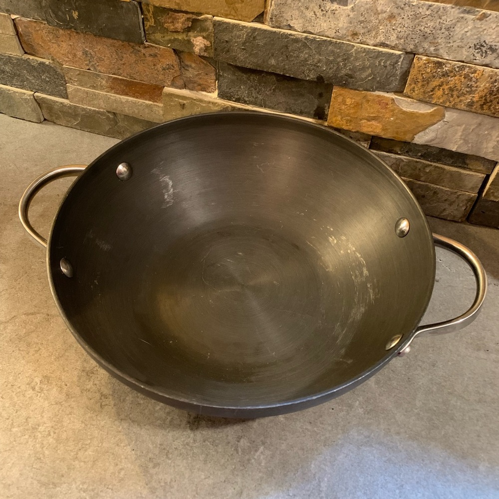 Anolon ~Advanced Nonstick 10.5” Hard Anodized Wok Stir Fry Pan No Lid